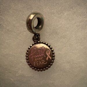 Pandora Faith Over Fear Charm Pendant